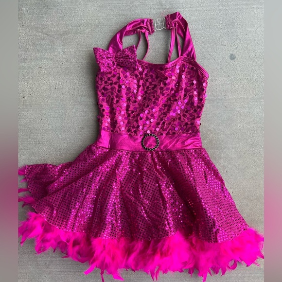 A Wish Come True 16381 Workn’ for a Livin’ Girl’s Large (12-14) Dance Costume - Picture 3 of 7